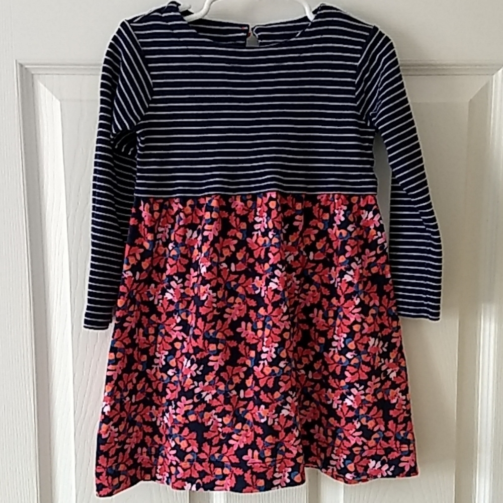 Joules stripe/floral dress